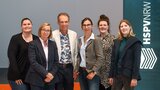 V.l.n.r.: Kerstin Wittmann, Andrea Nagel, Ralf Holzberg, Ines Zeitner, Monika Joussen und Viola Weers